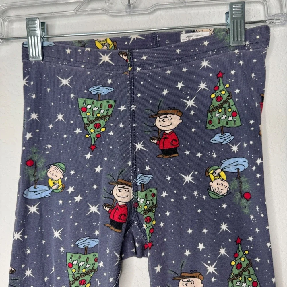 Hanna Andersson Peanuts Charlie Brown Christmas Pajama Pants Kids 110cm‎ 5